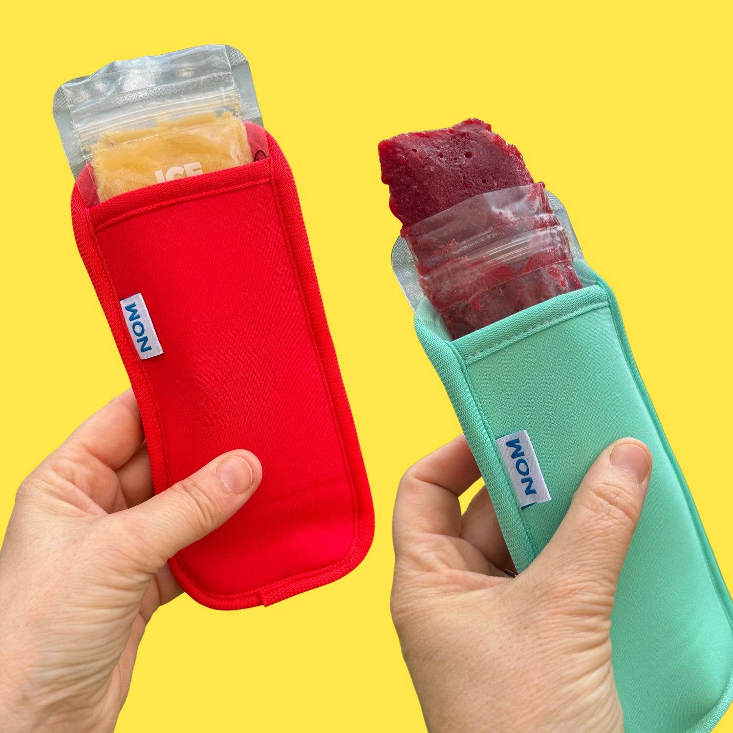Nom Nom Kids – wholesale Kitchen tool/gadget – Neoprene Ice Pop Holder Pack of 43