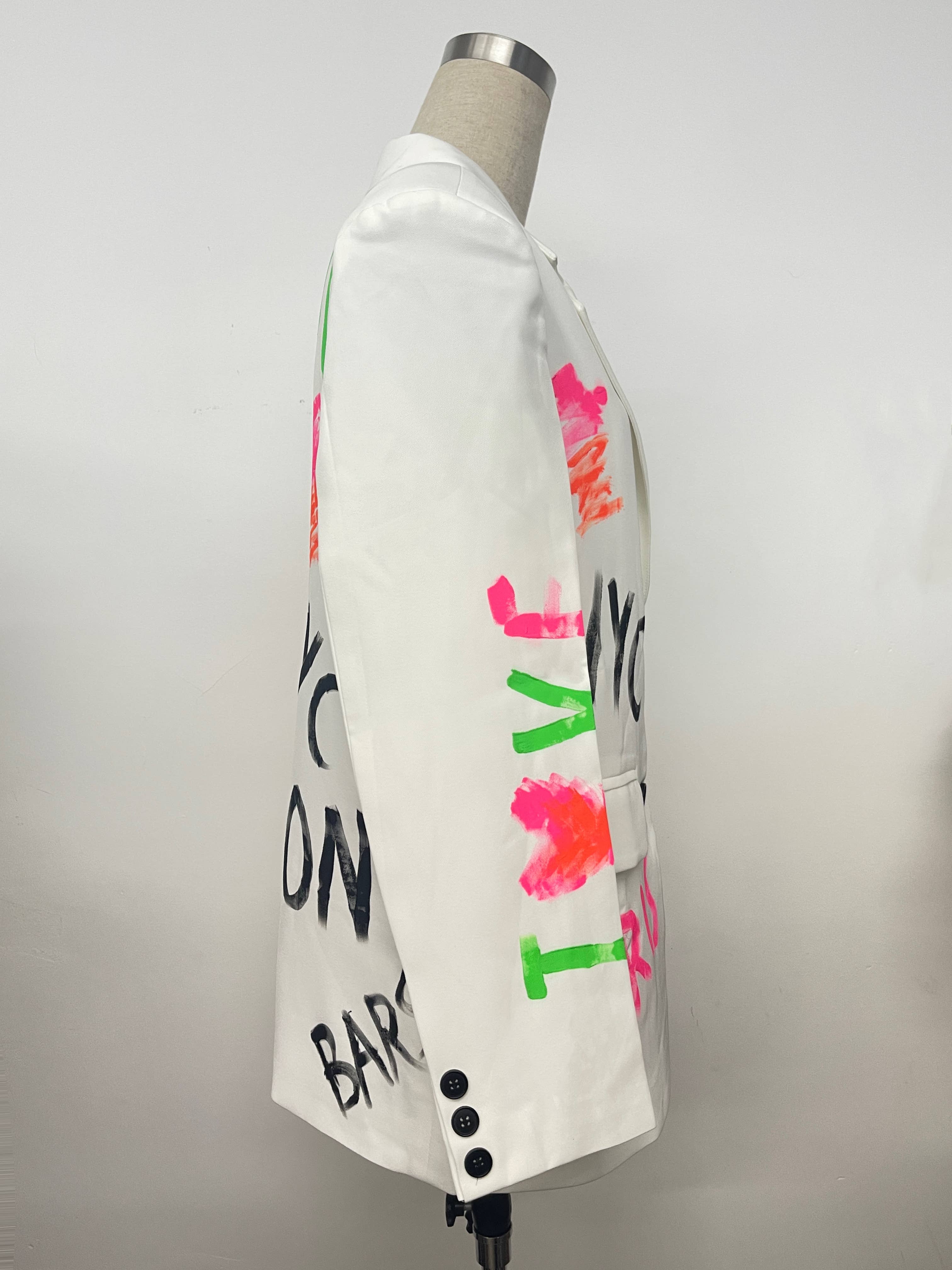 aikha - Wholesale Blazer - Women's - Blazer with writing (5635)3