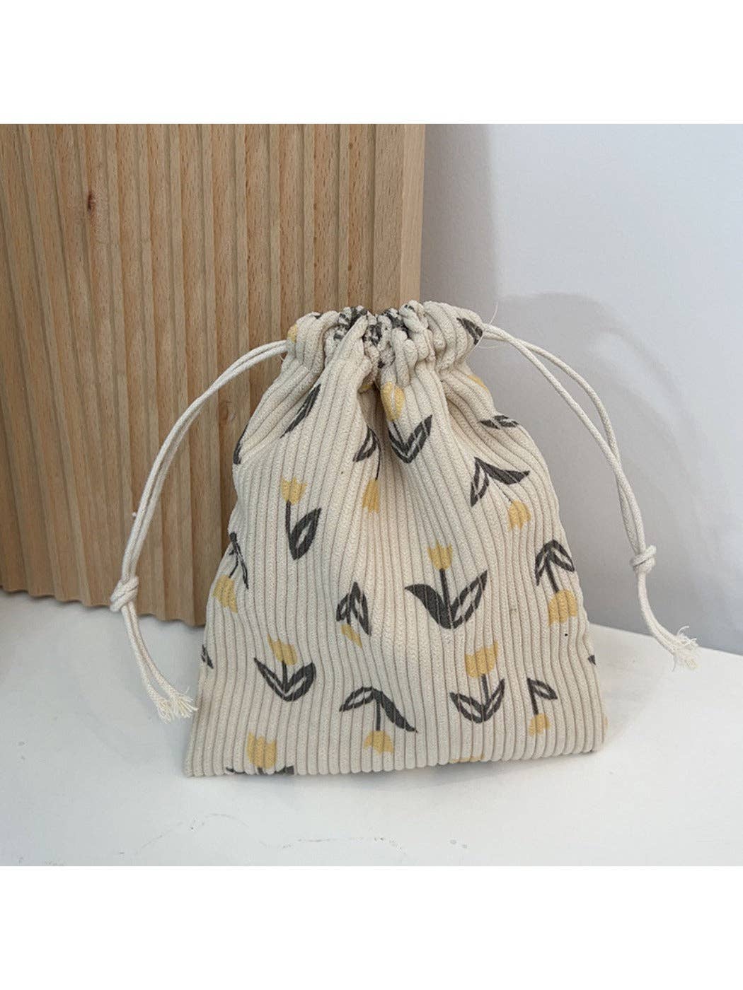 Funkyrel® Atzbranding Limited - Wholesale Pouch - Women's - Cosbai - Floral Drawstring Pouch - Mini & Portable8