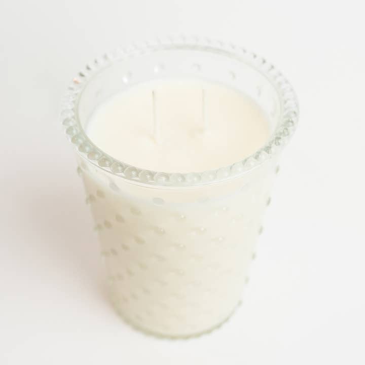 Sweet Wick Candle Company - Wholesale Jar/filled candle - Clear Hobnail Vase Candle