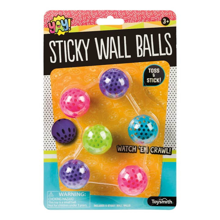 Toysmith - Wholesale Squishy Toy - Kids & Baby - Yay! Sticky Wall Balls