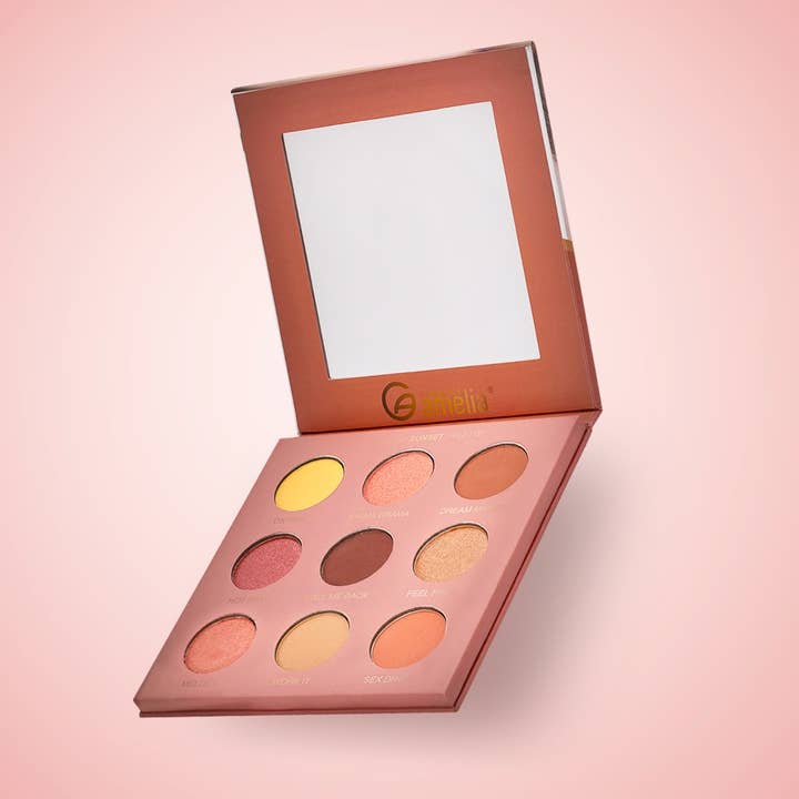 Amelia cosmetics - Wholesale Eyeshadow Palette - Sunset Eyeshadow Palette1