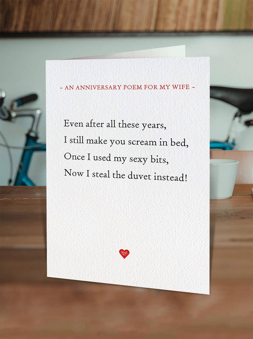 Brainbox Candy - Wholesale Jubileumkaartje - Verkoop Grappige Jubileumkaart - Gedicht Voor Mijn Vrouw1