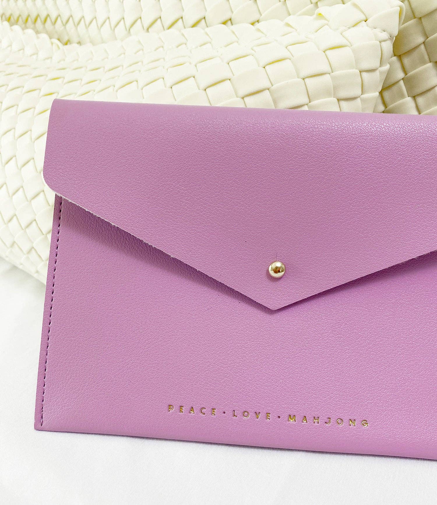 Peace Love Mahjong - Wholesale Card Holder - Women's - Card Clutch11