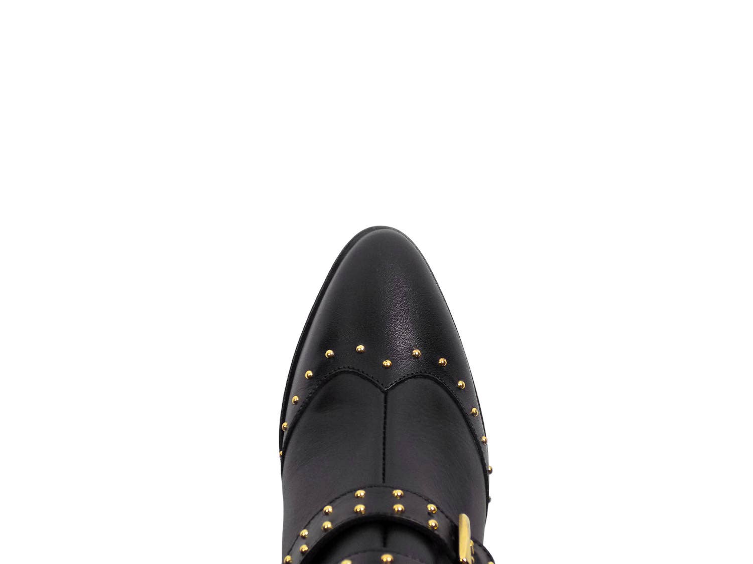 Jessy Black Leather Western Booties for wholesale on Faire2