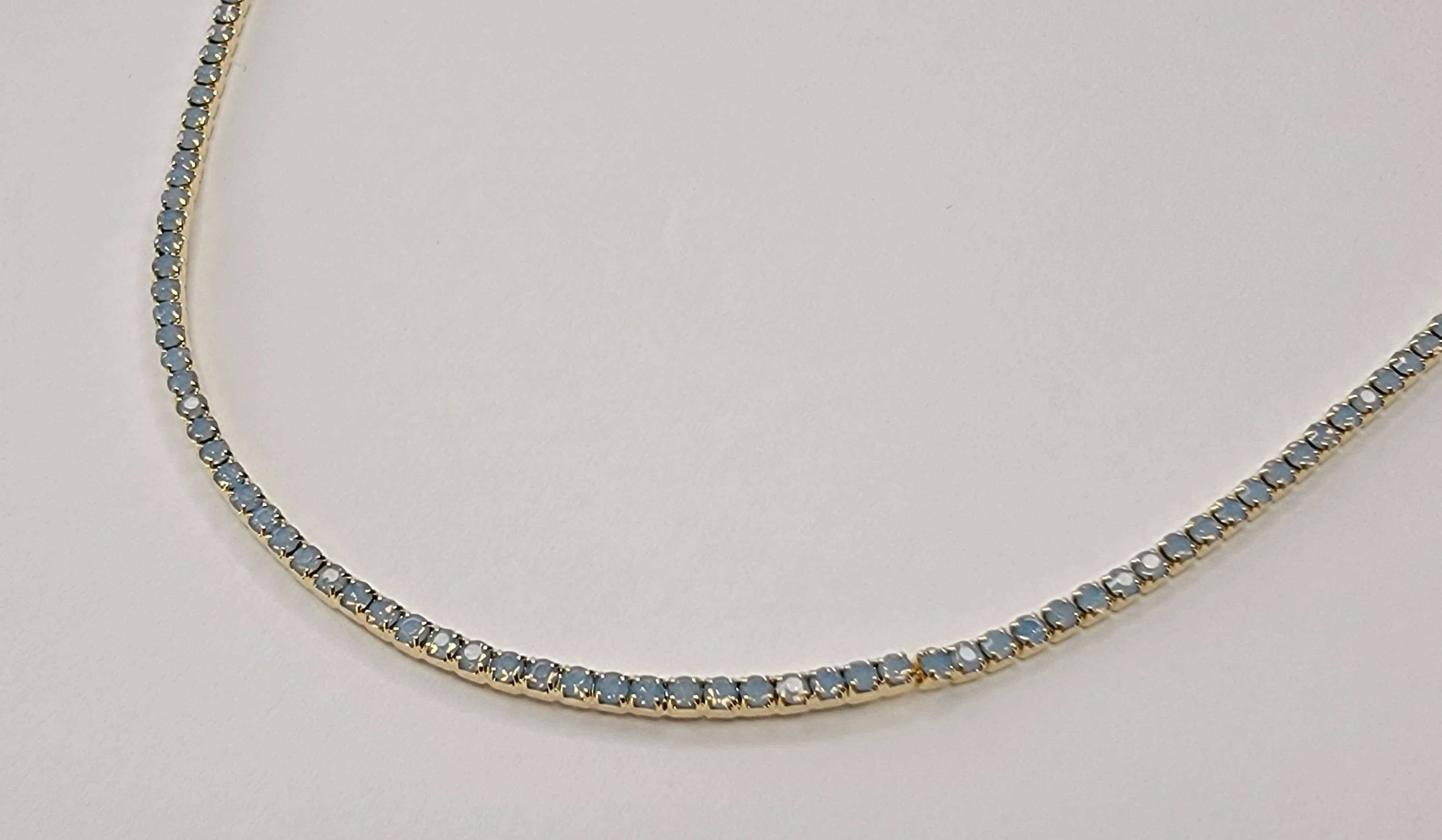 BETTYOH INC - Wholesale Schakelketting - Halsketting met opaal strass4