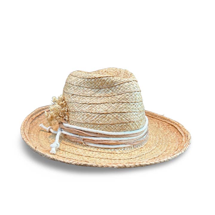 Hart - Fedora de rafia para venta al por mayor de Cha Cha's House of Ill Repute