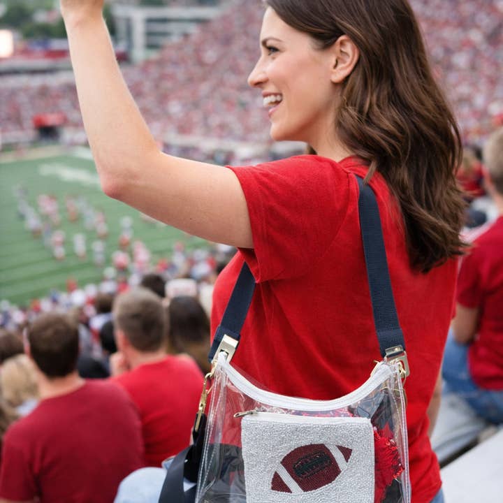 Clear Stadium Bag, Clear Bag, Game Day Bag, Stadium Bag for wholesale by Bash