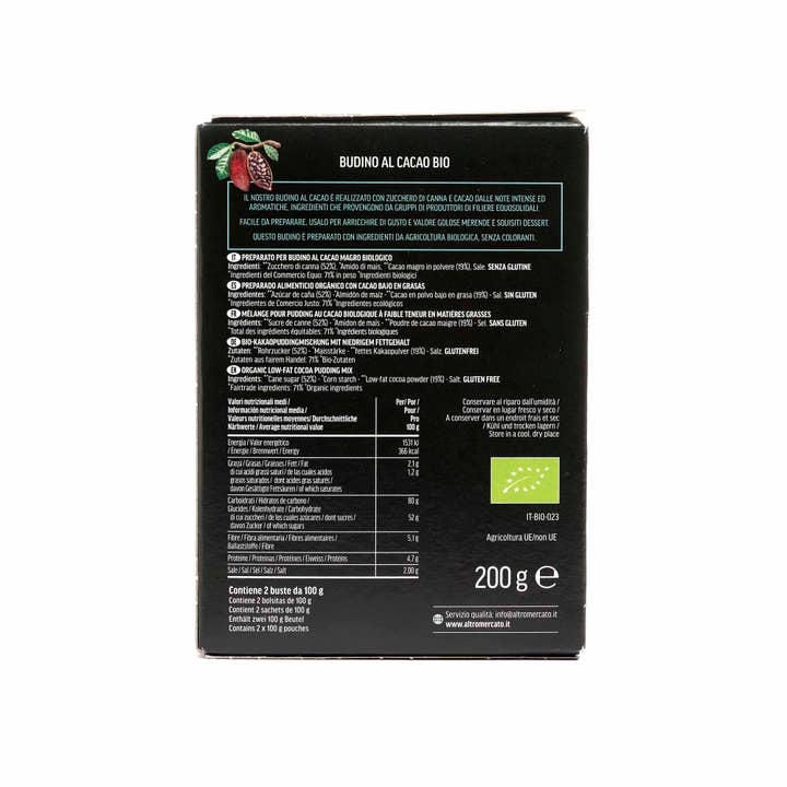 Altromercato - Wholesale Pudding - Ready To Make Cocoa Pudding - Organic - 250 g2