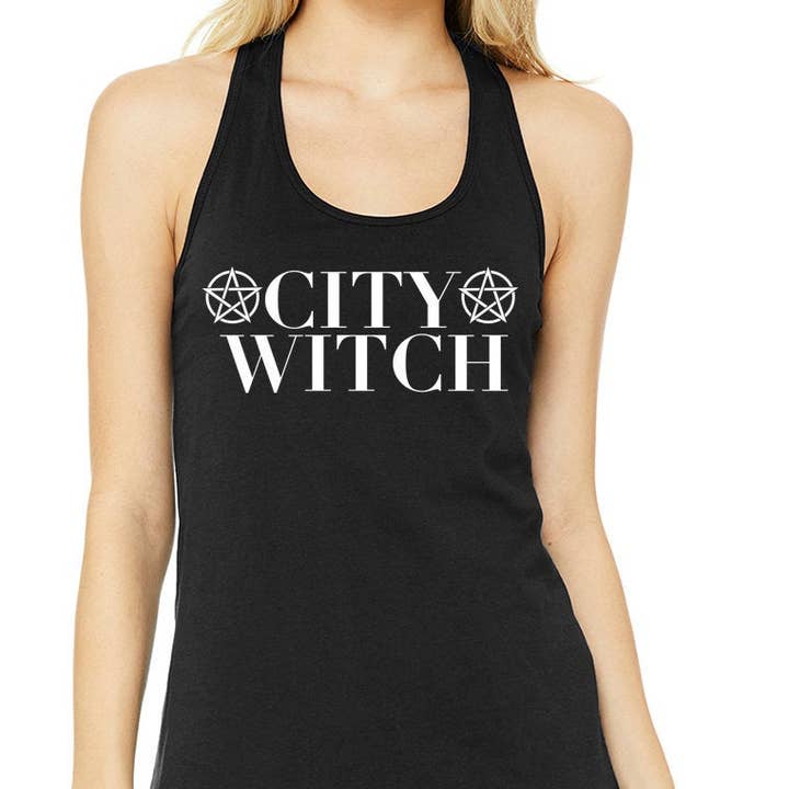 City Witch - Canotta da donna per la vendita all'ingrosso da parte di Blaspheme Boutique