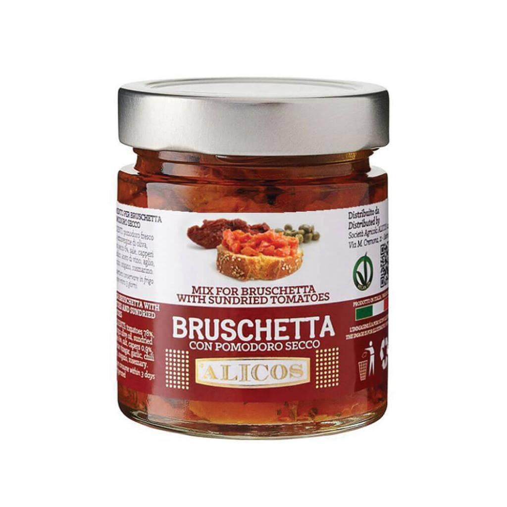 Emporio Sicilia - Wholesale Sauce - Bruschetta with Sicilian Dried Tomato - Alicos0