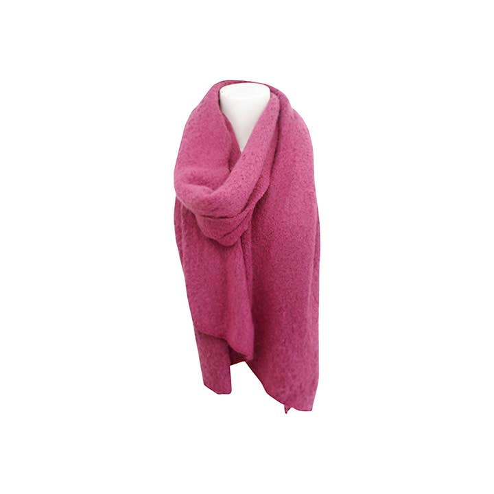 VewoTex - Wholesale Scarf - Women's - Winter Women's Scarf Trapeze » Bouclé Women's Scarf 200x40 cm » Winter Scarf Trapeze Scarf » Alpaca Touch-Feeling | soft & fluffy19