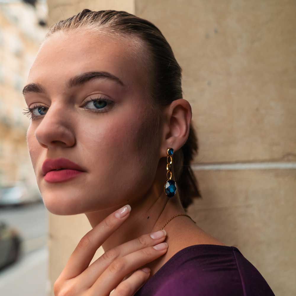 Sergio Engel jewellery - Wholesale Stud/Post Earrings - Basics Earring 22 Extravagant Crystal Earring13