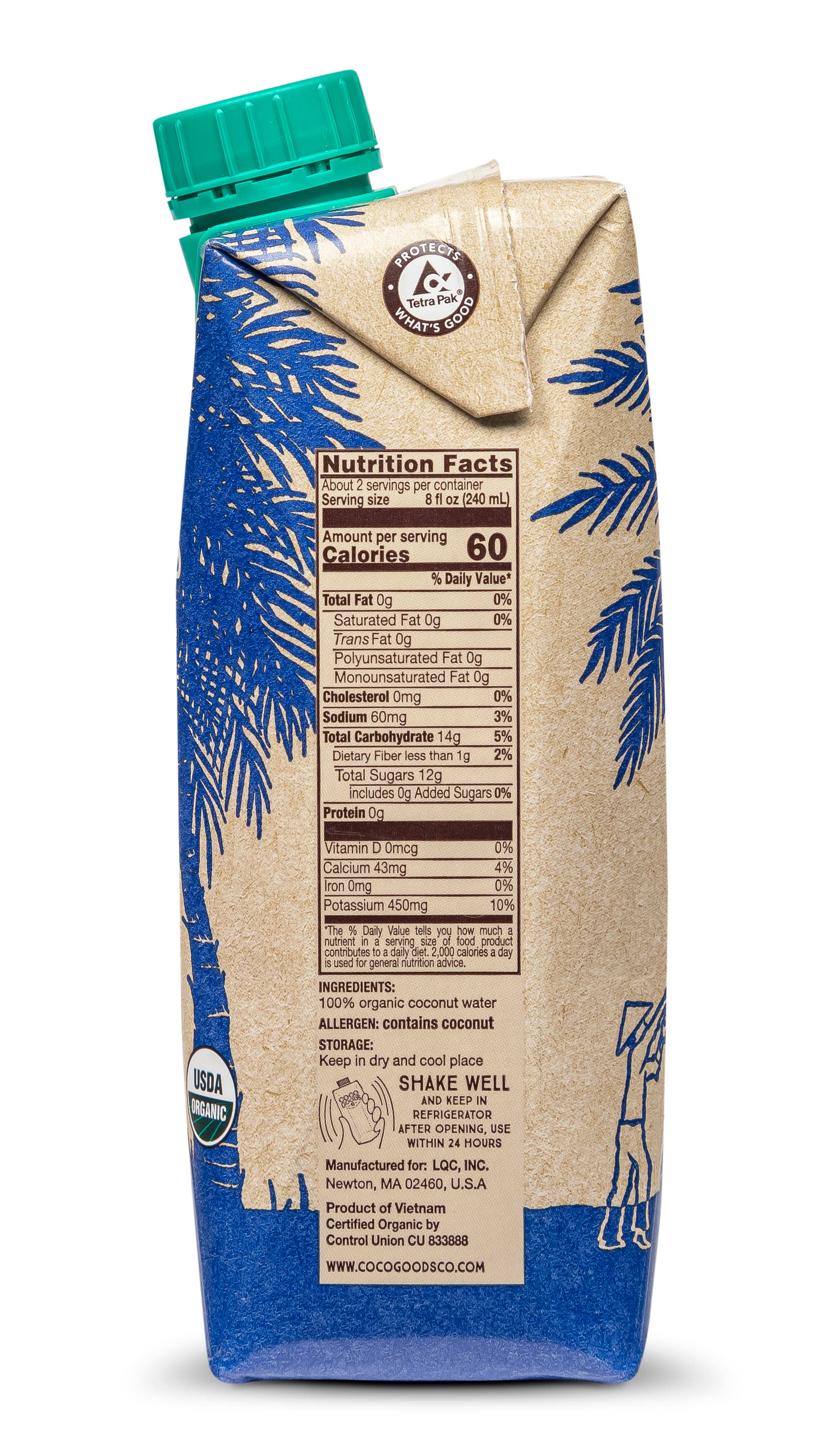 CocoGoods Co - Vente Eaux aromatisées/infusées (non gazéifiées) - Eau de coco biologique CocoGoodSco1