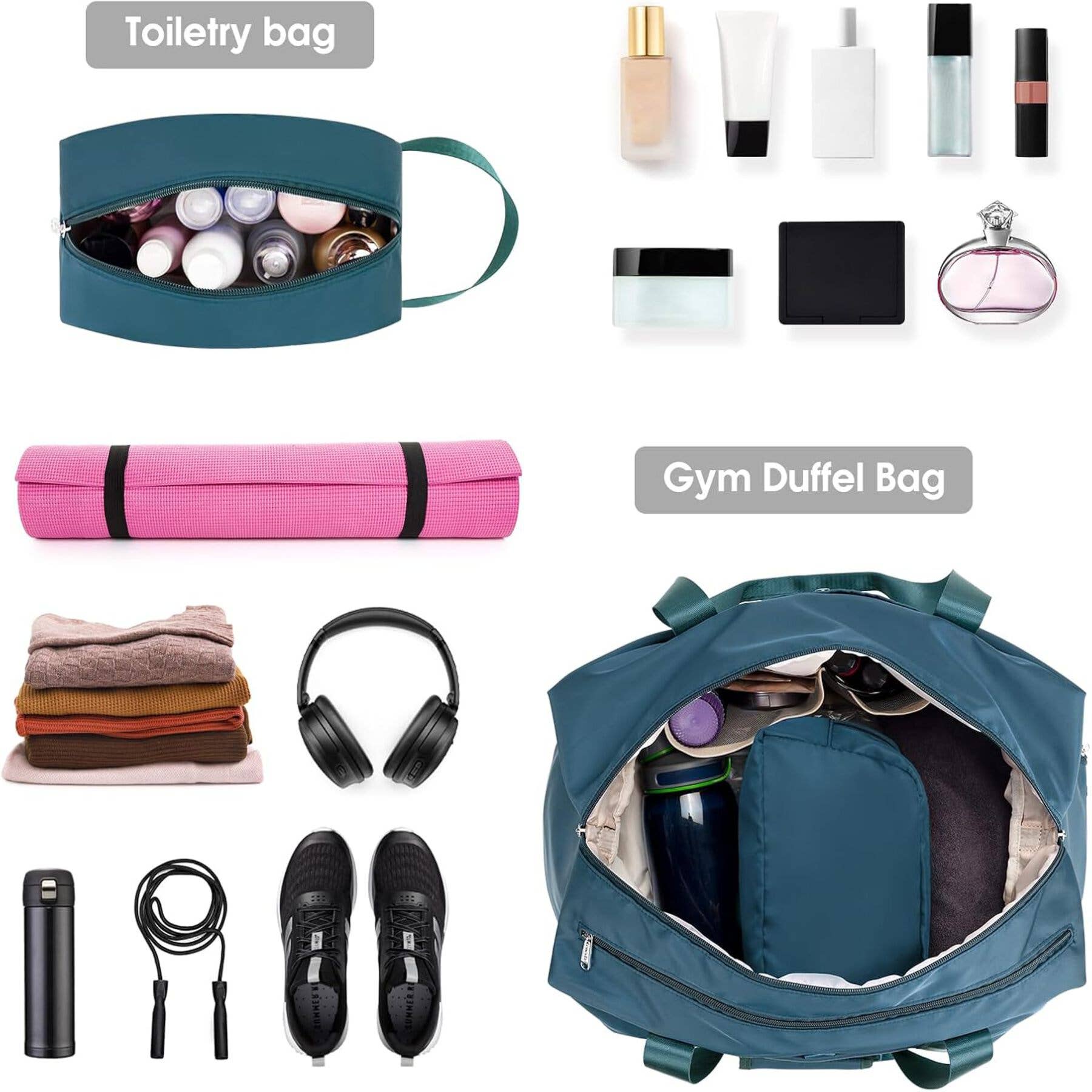 wandf – Großhandel Weekender-Tasche – Damen – Ceneda 20" Sporttasche mit Nassfach und Schuhfach66