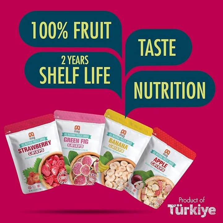 MAG - Wholesale Dried/dehydrated fruit - MAG Frozen Fruit Snacks Mixed Fruits Pack of 162