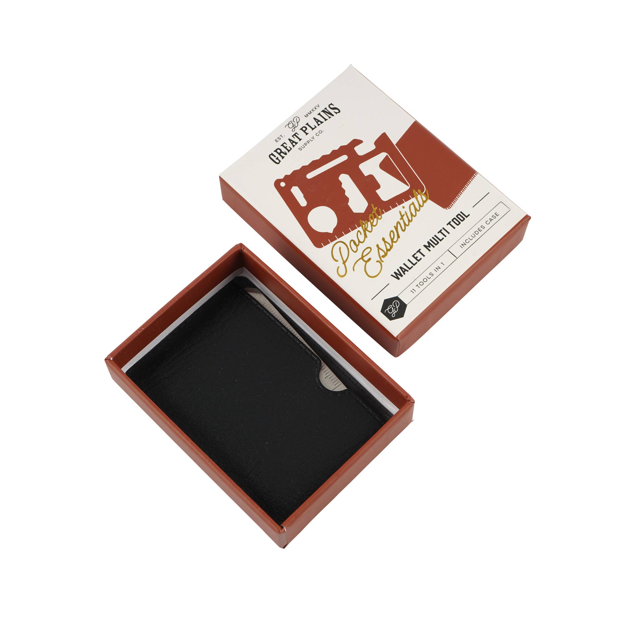 CGB Giftware – wholesale Handy tool – Great Plains 11 In 1 Wallet Multi Tool In Gift Box4