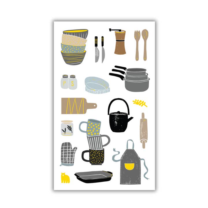 Küchengeschirr für den Großhandel von Four Bears Sticker Club