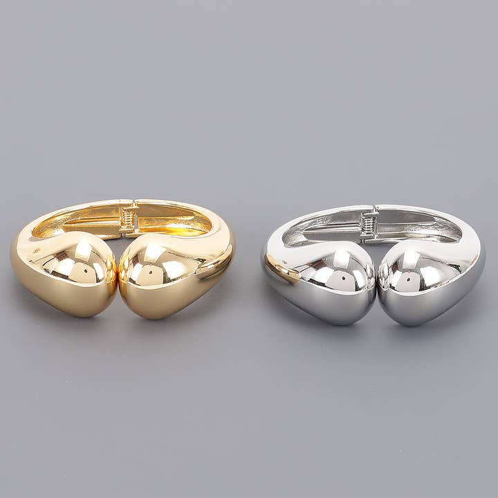 Bracciale con cerniera in metallo per la vendita all'ingrosso da parte di 3AM BY H&D ACCESSORIES