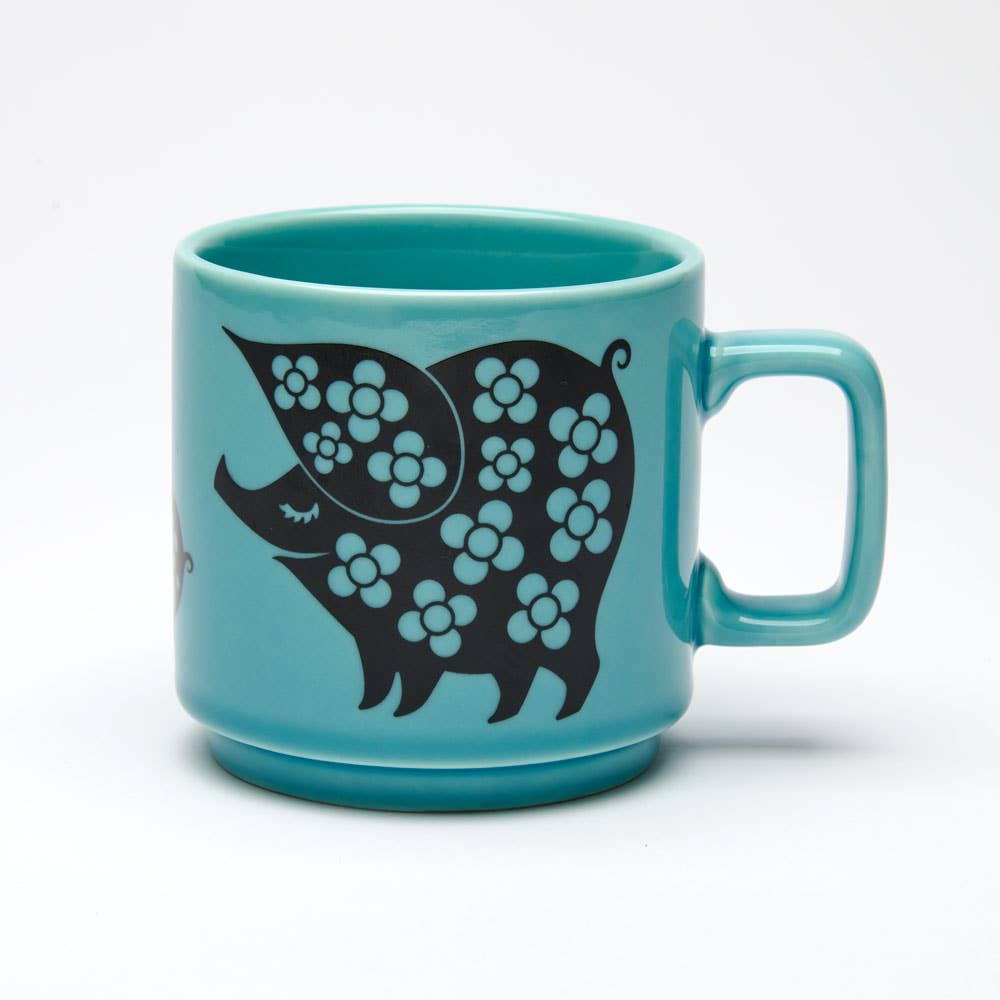 Magpie - Wholesale Coffee Mug - Magpie x Hornsea Mug Piggie Family