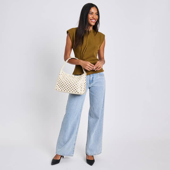 Moda Luxe - Wholesale Shoulder Bag - Women's - Rebel Studded Shoulder Bag18