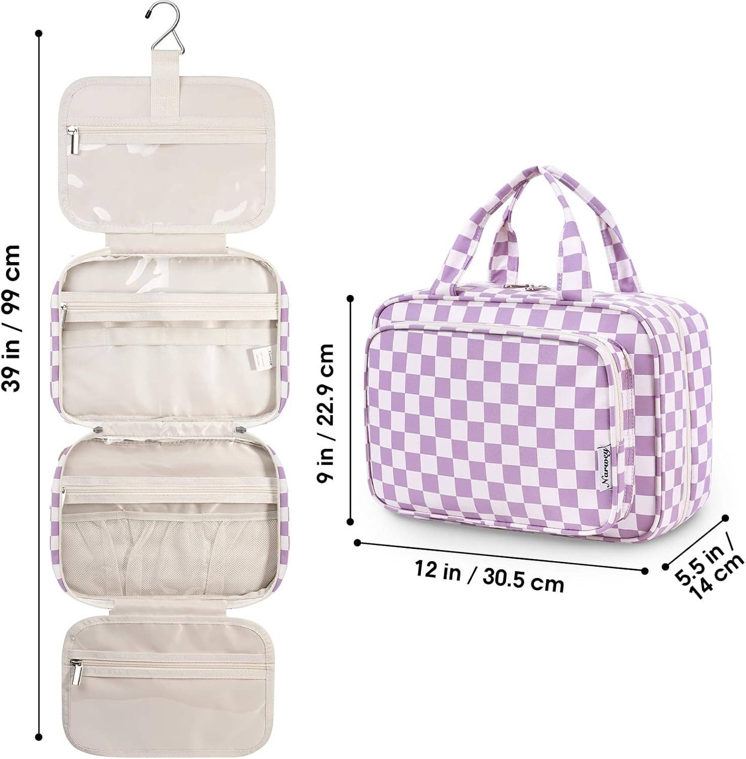 wandf – Großhandel Schmink-/Kosmetiktasche – Hängender Kulturbeutel für Frauen Reise-Make-up-Tasche125