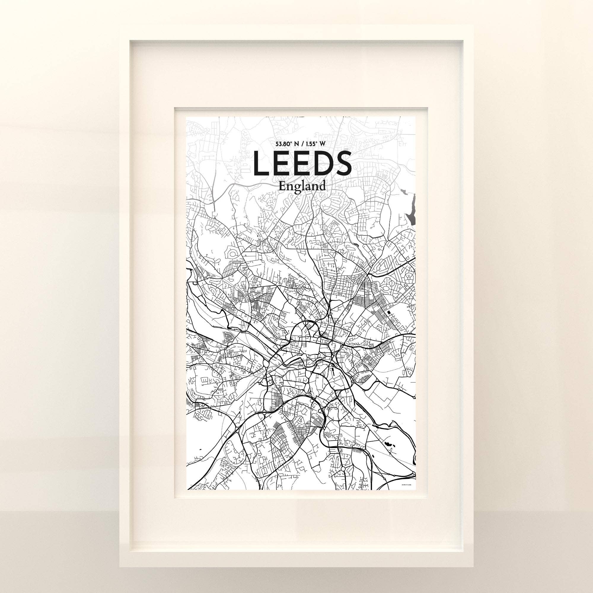 OurPoster.com – wholesale Poster – Leeds karta affisch237