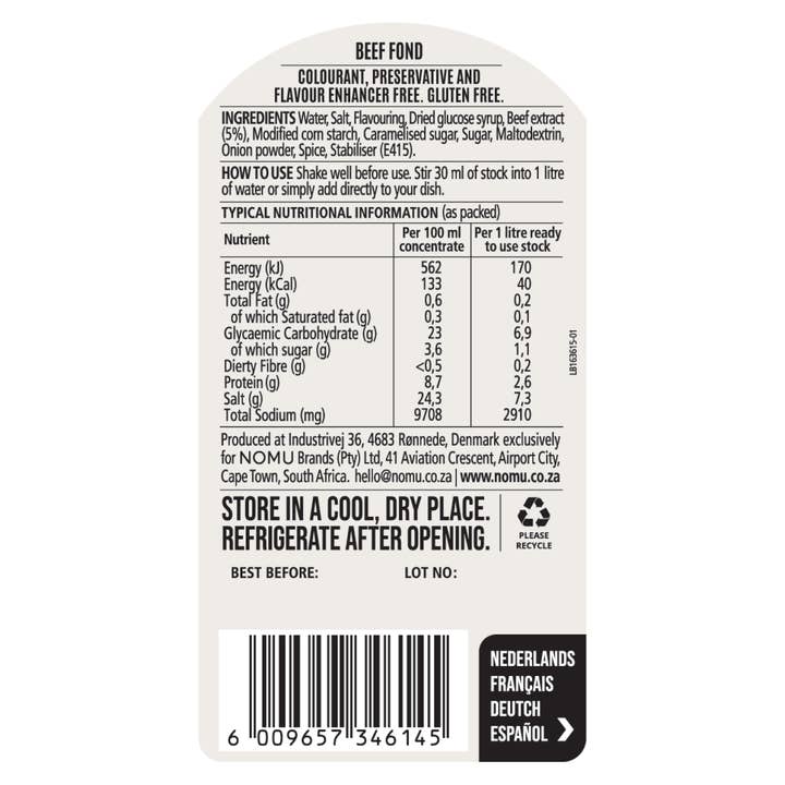 Mahdina - Wholesale Bouillon - Naam: Concentrated Beef Fond Stock 200ml4