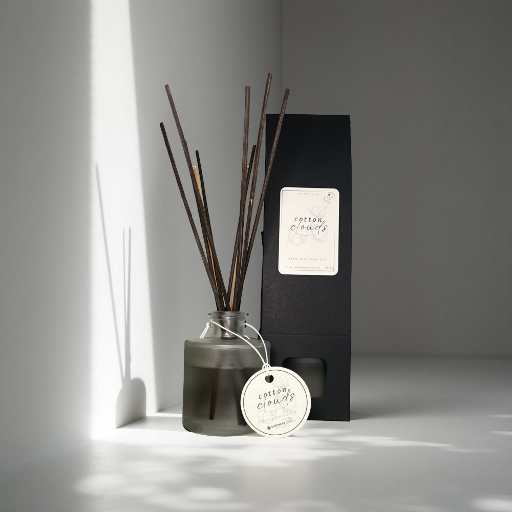 Midwest Glow - Wholesale Reed Diffuser - Cotton Clouds Reed Diffuser0