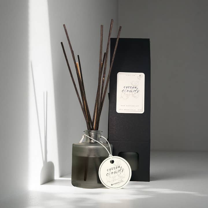 Midwest Glow - Wholesale Reed diffuser - Cotton Clouds Reed Diffuser0