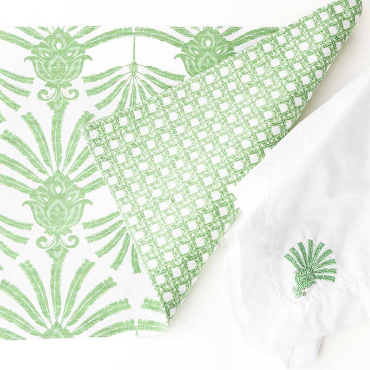 Set de table réversible Deco Palm pour la vente par 8 Oak Lane