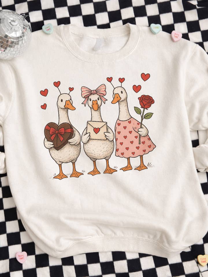 Valentine Goose Trio for wholesale by The Wild Buck Company