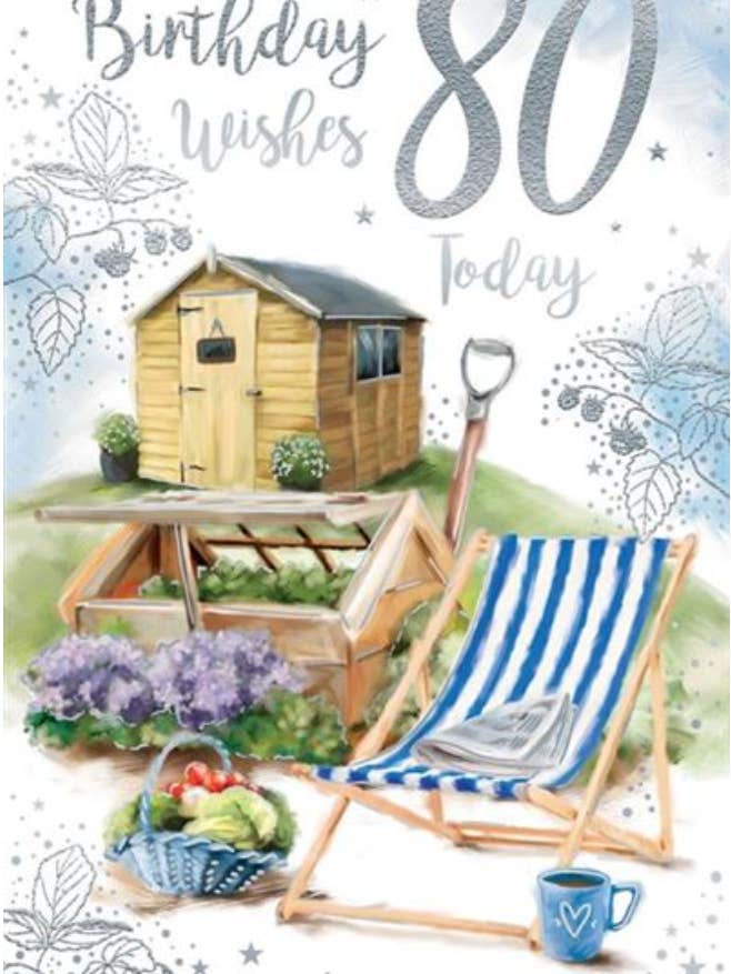 HOMME DE 80 ANS pour la vente par Kingfisher Cards