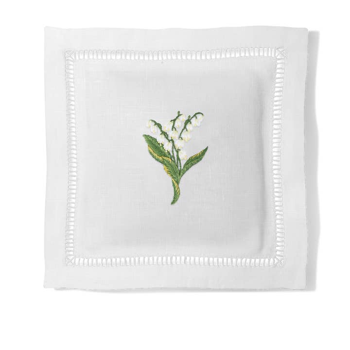 Henry Handwork - Wholesale Sachet - Lily Valley Botanical Lavender-Filled Linen Sachet