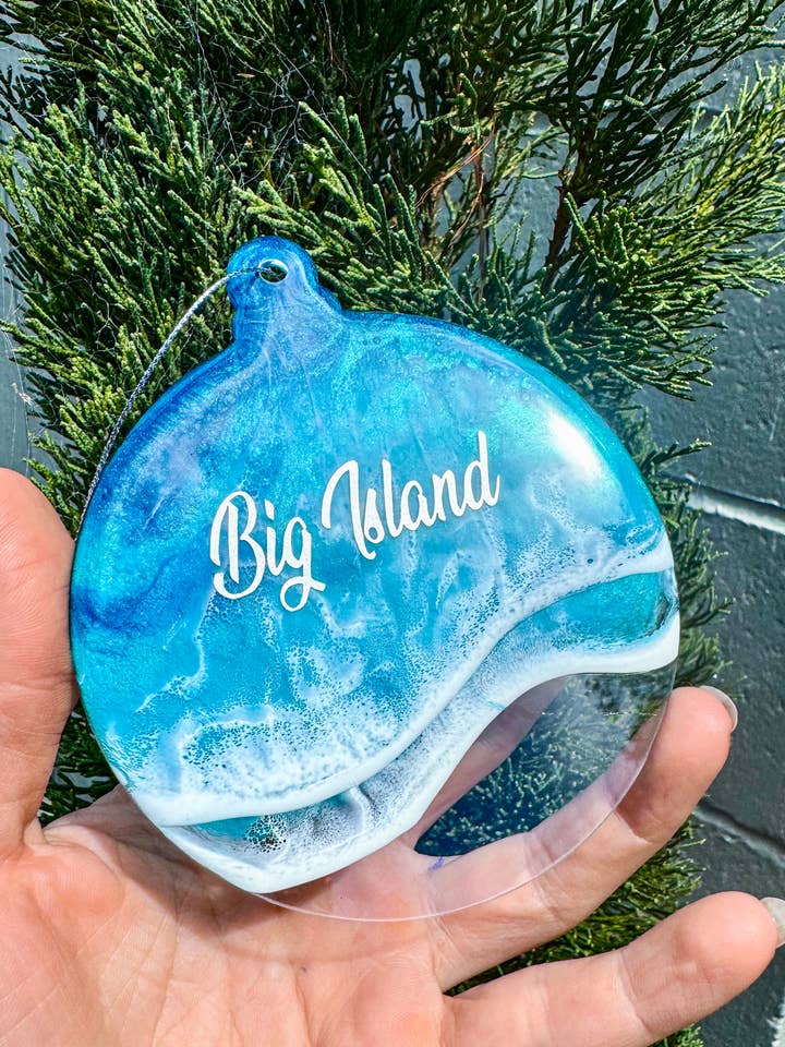 Enfeites de Resina Oceânica - MISTURA BIG ISLAND | Enfeite de Natal por atacado de TBM Creations LLC