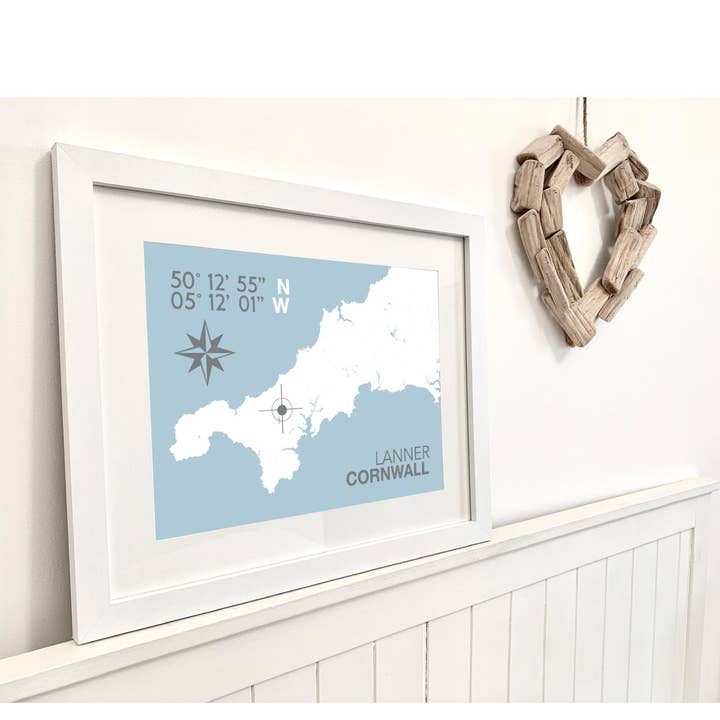 Kustkaart van Lanner Afdrukken voor wholesale door SeaKisses