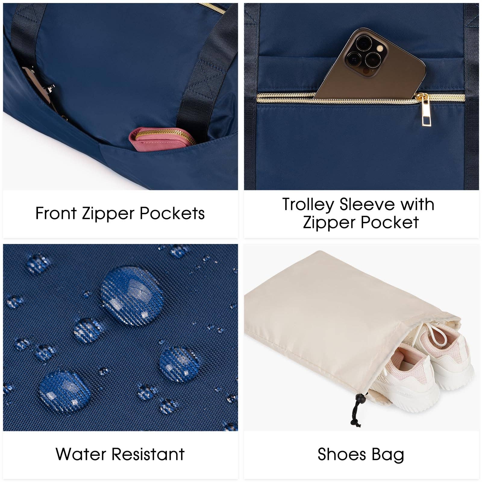 wandf - Wholesale Weekender Bag - Women's - Underseat Carry-on Luggage Duffel Bag Weekender Overnight27