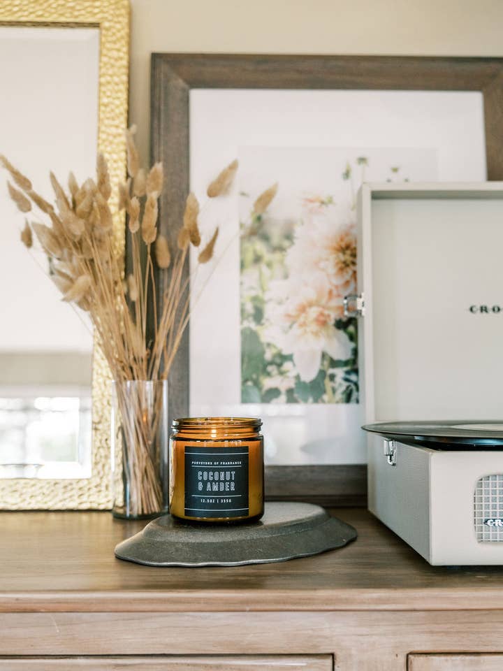 Coconut & Amber | 12.5 oz. Scented Candle for wholesale by Purveyors of Fragrance