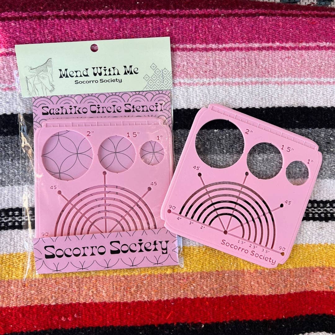 Socorro Society - Wholesale Craft Tool - Sashiko Circle Stencil4