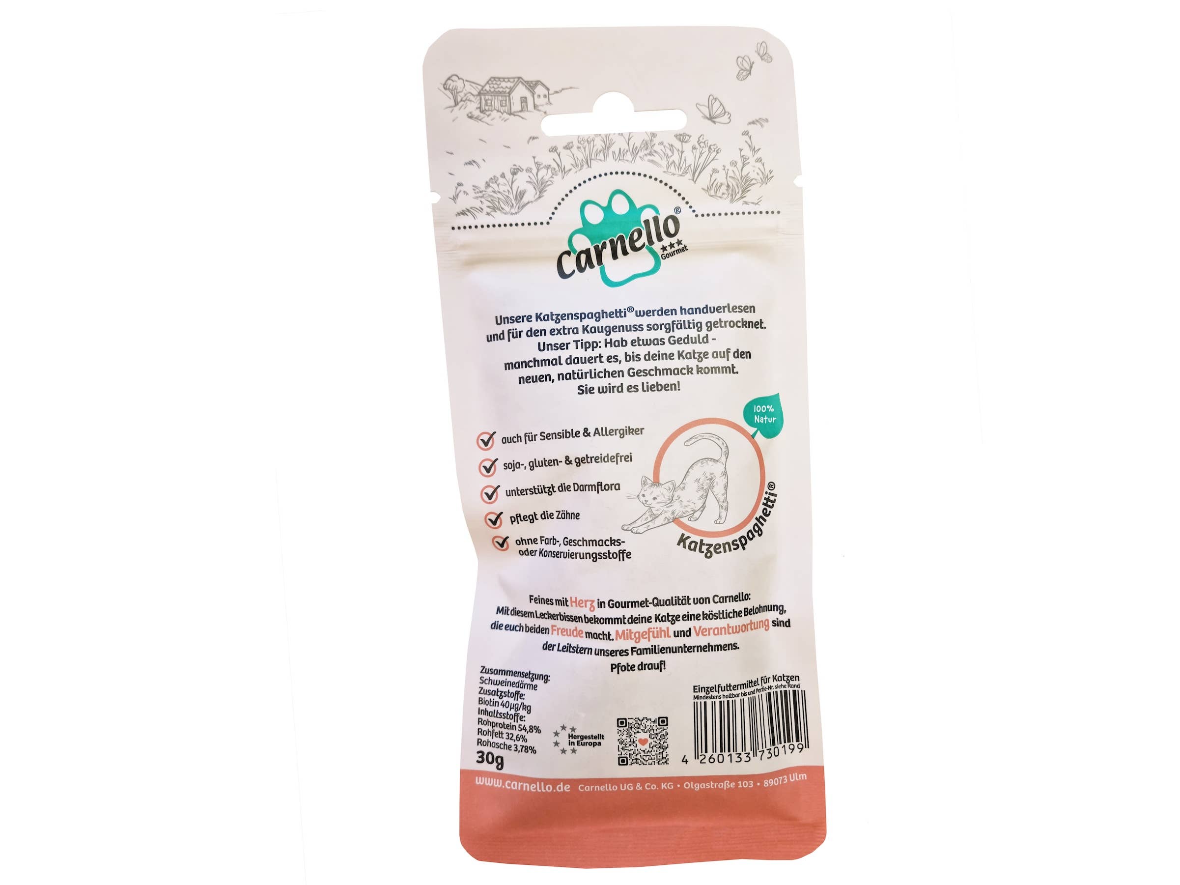 CARNELLO - Vente Nourriture – chat - Cat Spaghetti® - Pâtes pour chat en boyaux naturels3