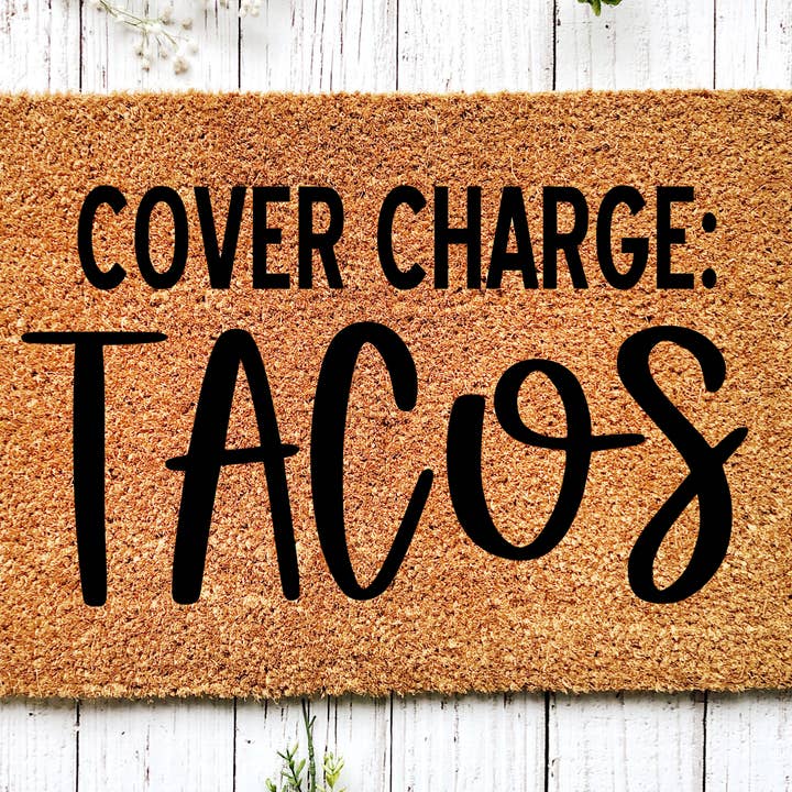 Felpudo, carga de la cubierta: Tapete Tacos, Tacos DECOE-CM-076 para venta al por mayor de DecoExchange