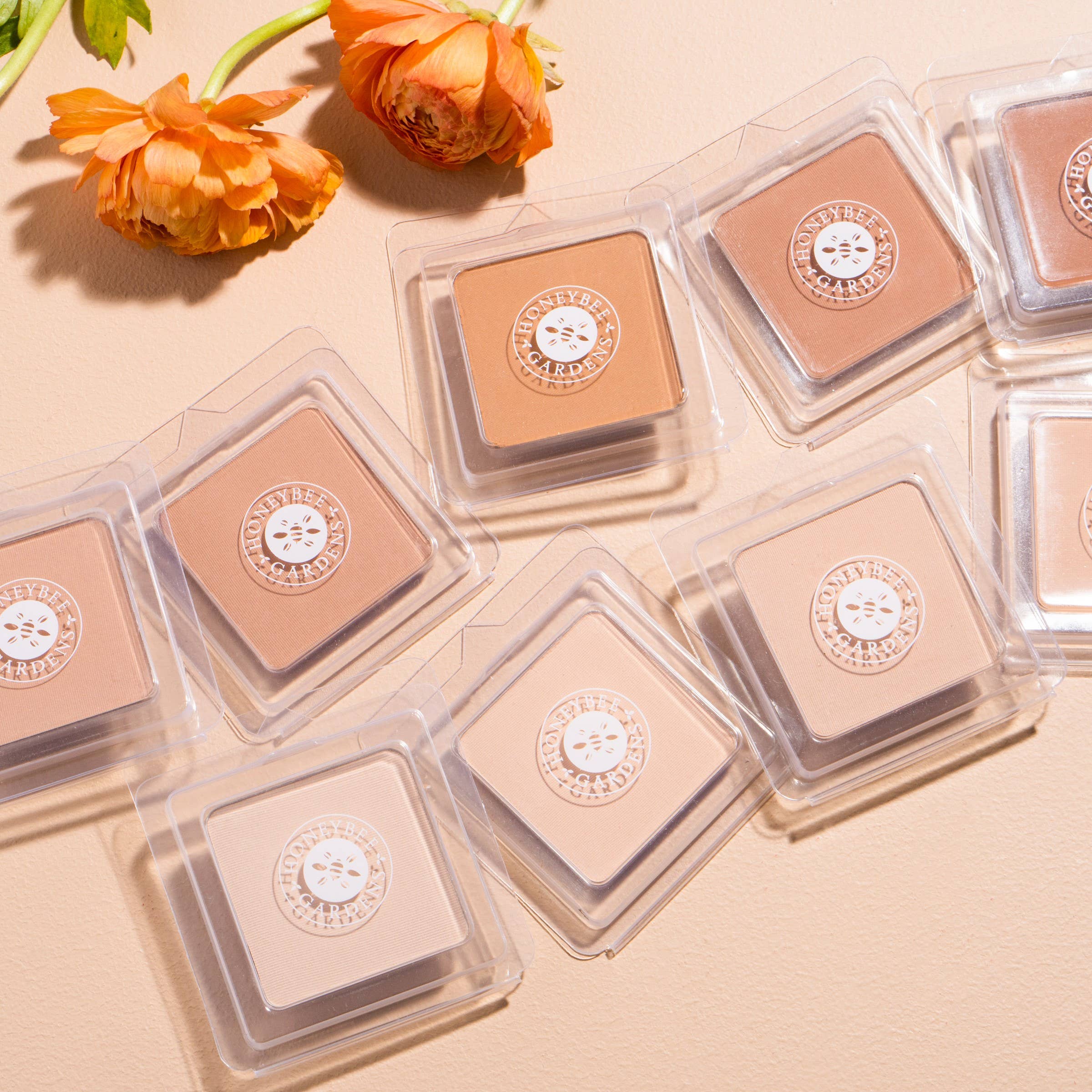 Honeybee Gardens Natural Cosmetics & Body Care - Wholesale Foundation - Pressed Mineral Powder Foundations2
