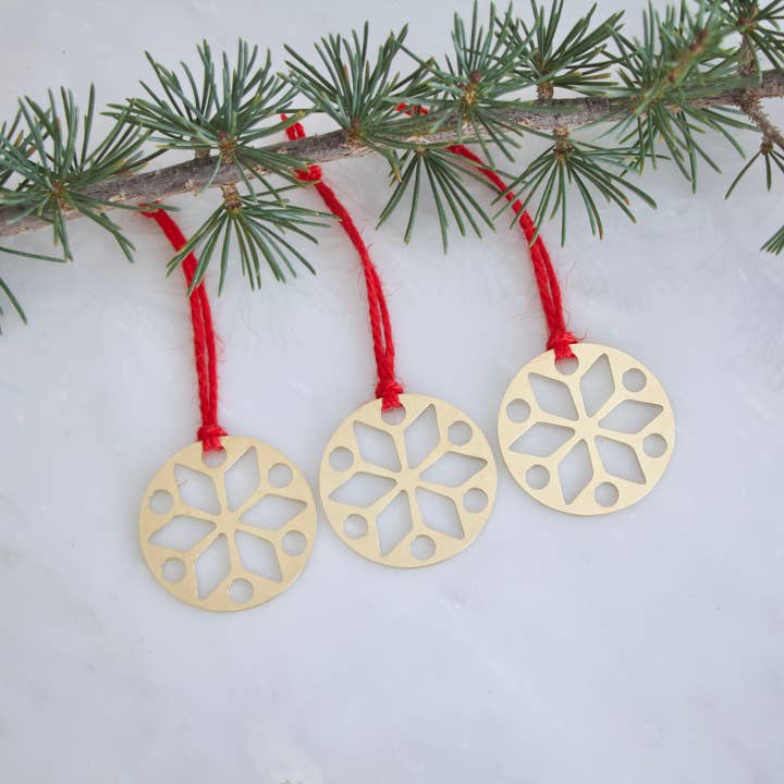 Mesa Blue - Wholesale Ornament - Christmas Ornaments, Package Topper Set - Snowflake