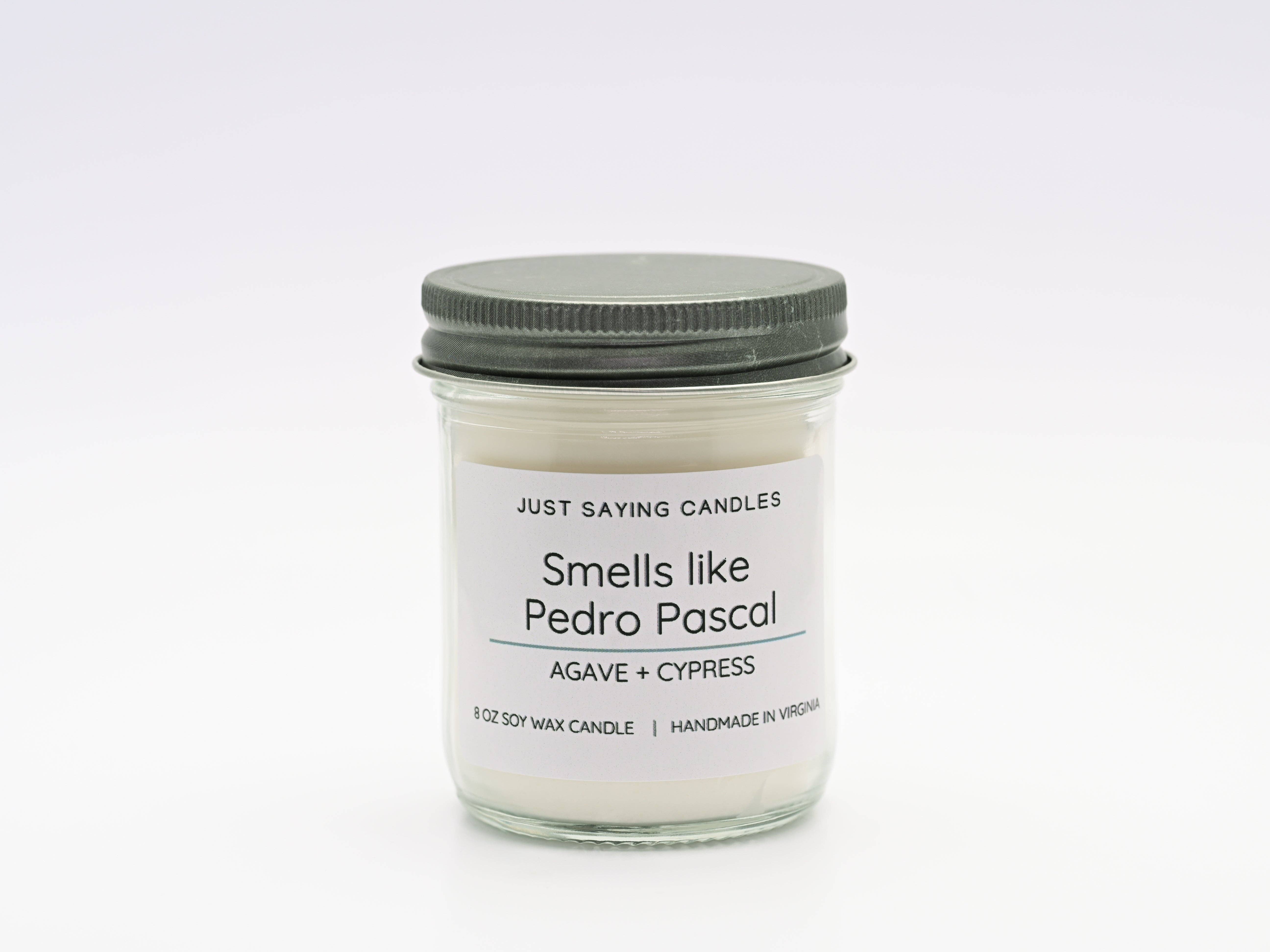 Just Saying Candles - Wholesale Jar/Filled Candle - Smells like Pedro Pascal1