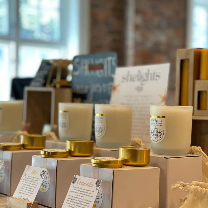 Shelights - Wholesale Jar/Filled Candle - Naranja (citrus) aromatherapy scented candle 230g3