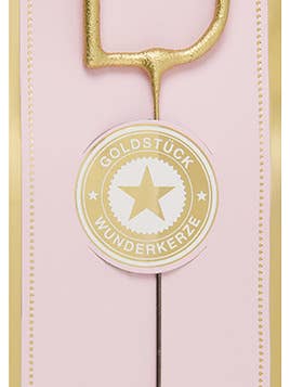 D - Gold/Pink - Gold Piece - Wondercandle® Classic for wholesale by Wondercandle