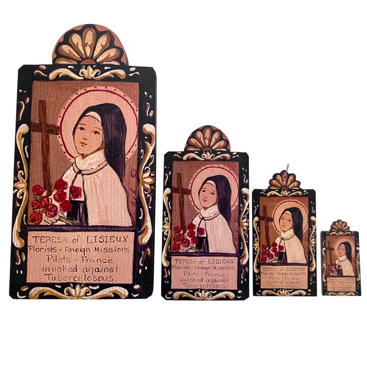 Lynn Garlick Retablos - Wholesale Painting/Drawing - St. Teresa of Lisieus - "Our Little Flower"1