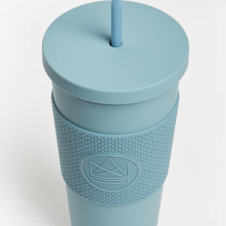 Neon Kactus - Wholesale Insulated Mug/Tumbler - Neon Kactus Double Walled Straw Cup - Super Sonic 22oz