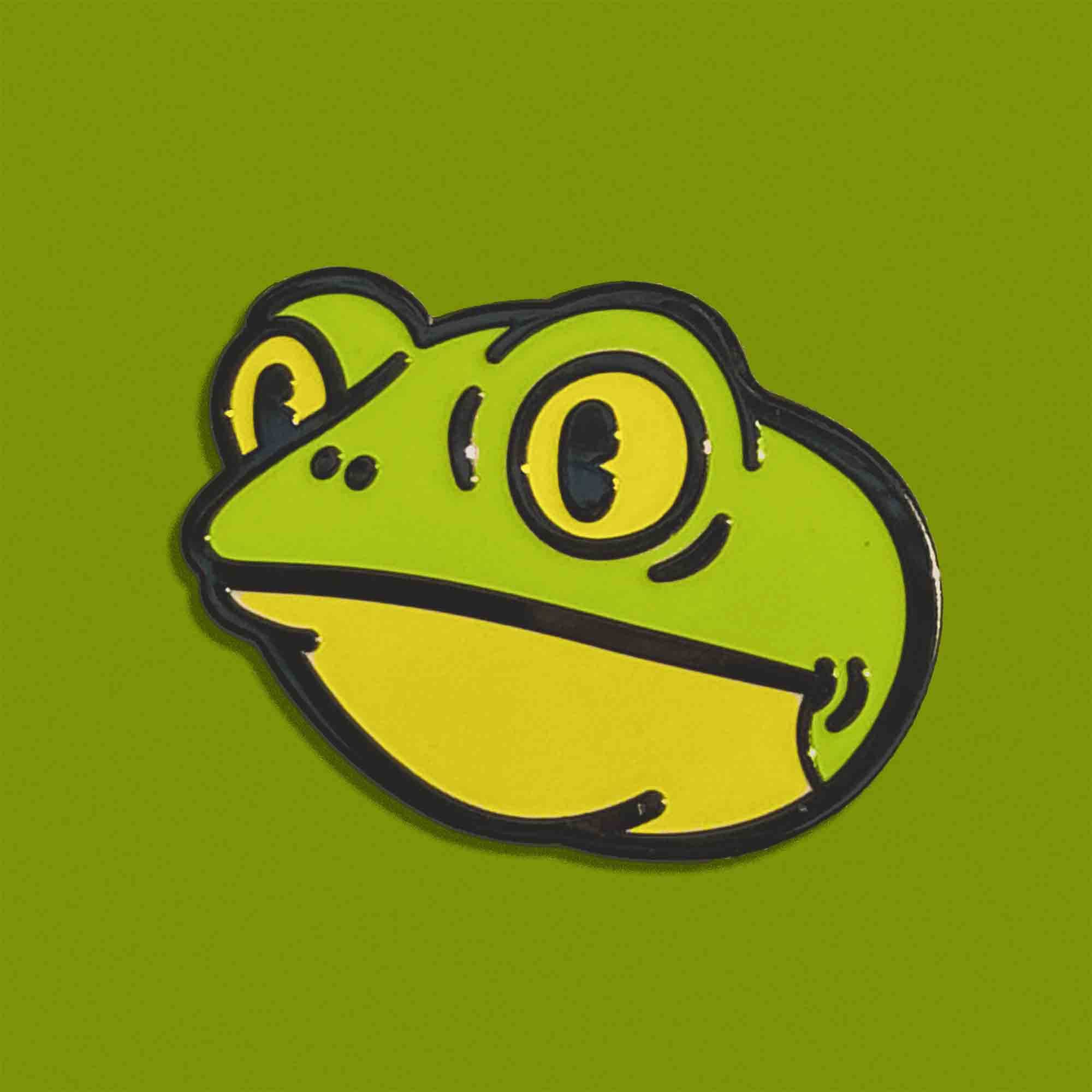 It's Not That Weird - Wholesale Lapel Pin/Button - Awkward Frog enamel pin