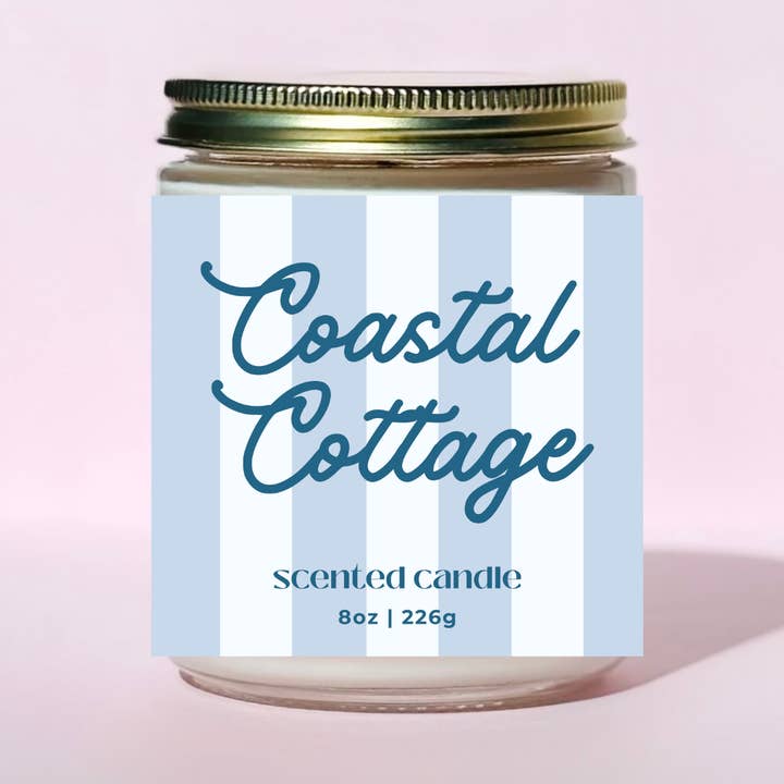 Bougie Printemps Été Cottage Côtier pour la vente par Free Ethos
